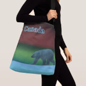 Polair Beer met Polaire verlichting - Canada Crossbody Tas (Dichtbij)