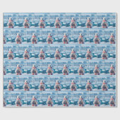 Polair Beer met poten in hartvorm Cadeaupapier (Vlak)