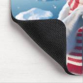 Polair Beer met poten in hartvorm Muismat (Hoek)