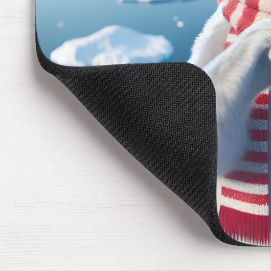 Polair Beer met poten in hartvorm Muismat (Hoek)