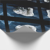 Polair Beer - Mirrored Black Cadeaupapier (Hoek)