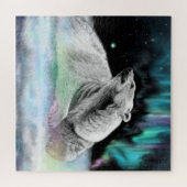 Polair Beer nacht - schilderen Legpuzzel (Horizontaal)