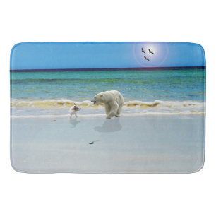 Polair Beer ontmoet Jack Russell, Memory Foam Bath Badmat