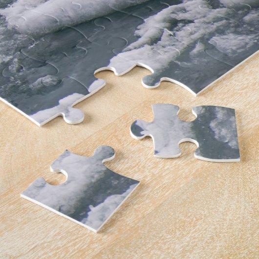 Polair Beer op Arctisch Zee Ice in Svalbard Legpuzzel (Zijkant)