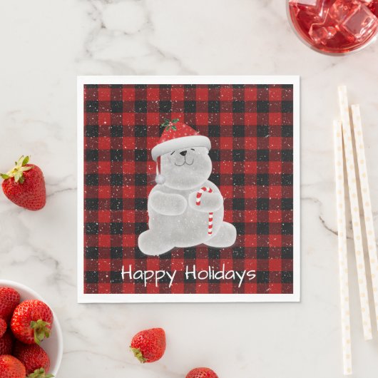 Polair Beer op buffelstang Servet (Insitu)