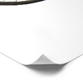 Polair Beer op fiets Poster (Hoek)