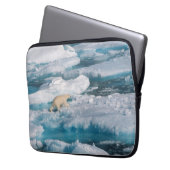 Polair Beer op het Zee Laptop Sleeve (Voorkant Links)