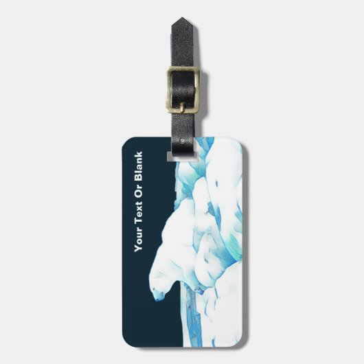 Polair Beer op ijs Bagagelabel (Voorkant verticaal)