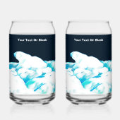 Polair Beer op ijs Blikvorm Glas (Voorkant)