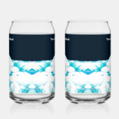 Polair Beer op ijs Blikvorm Glas (Links)