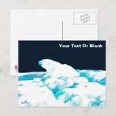 Polair Beer op ijs Briefkaart (Voorkant / Achterkant)