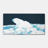 Polair Beer op ijs Bureaumat (Voorkant)