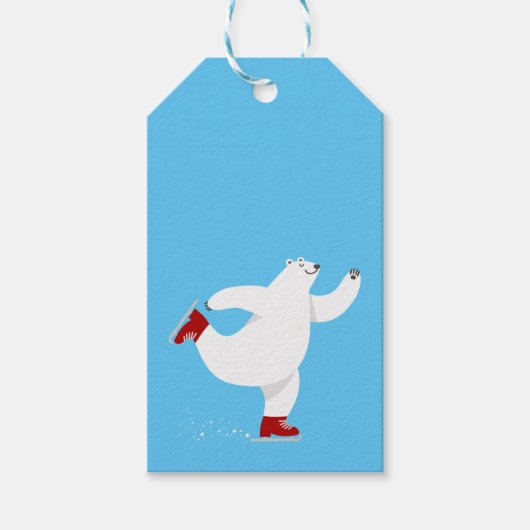 Polair Beer op ijs Cadeaulabel (Voorkant)