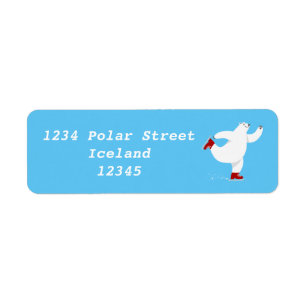 Polair Beer op ijs Etiket