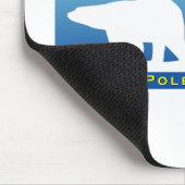 Polair Beer op ijs Muismat (Hoek)
