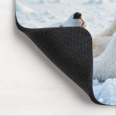 Polair Beer op ijs Muismat (Hoek)