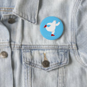 Polair Beer op ijs Ronde Button 5,7 Cm (In situ)
