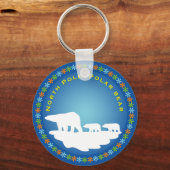 Polair Beer op ijs Sleutelhanger (Voorkant)