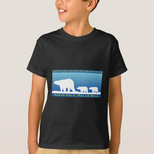 Polair Beer op ijs T-shirt (Voorkant)