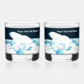 Polair Beer op ijs Whisky Glas (Voorkant)