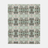  polair beer op ijsberg - winterillustratie fleece deken (Voorkant)