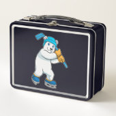 Polair beer op ijshockey met sticker (Voorkant)