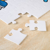 Polair beer op ijshockey met sticker legpuzzel (Zijkant)