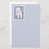 Polair Beer op ijsschilderen - Oorspronkelijke Wil Briefpapier (Voorkant / Achterkant)