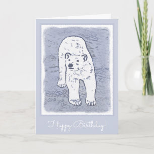 Polair Beer op ijsschilderen - Oorspronkelijke Wil Kaart