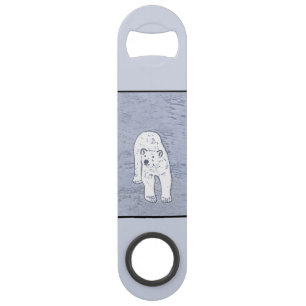 Polair Beer op ijsschilderen - Oorspronkelijke Wil Speed Flessenopener