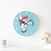 Polair beer op schaatsen grote klok (Huis)
