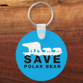 Polair Beer opslaan Sleutelhanger (Voorkant)