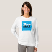 Polair Beer opslaan T-shirt (Voorkant volledig)