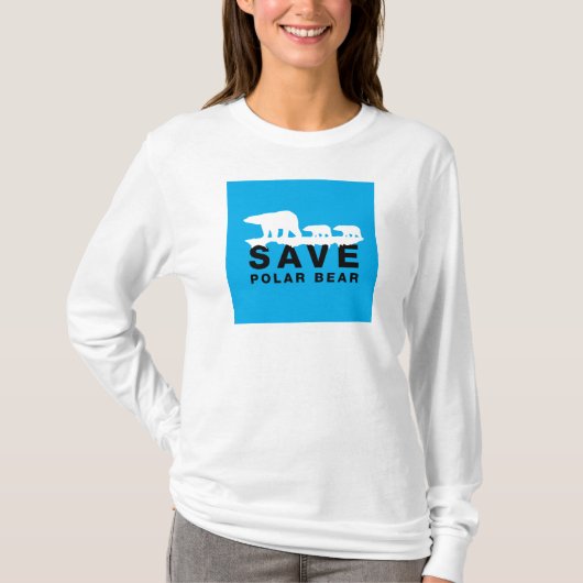 Polair Beer opslaan T-shirt (Voorkant)