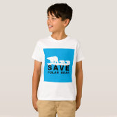 Polair Beer opslaan T-shirt (Voorkant volledig)