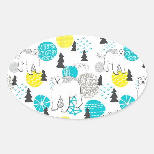 Polair beer ovale sticker (Voorkant)