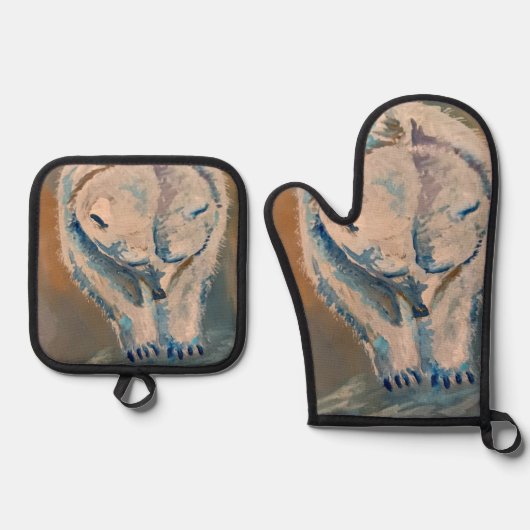 polair beer ovenwant & pannenlap set (Voorkant)