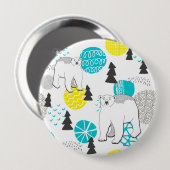 Polair beer ronde button 4,0 cm (Voorkant /achterkant)