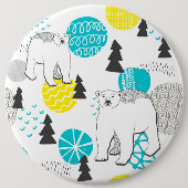 Polair beer ronde button 6,0 cm (Voorkant)