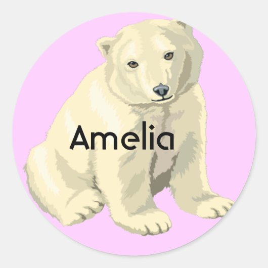 Polair Beer Ronde Sticker (Voorkant)
