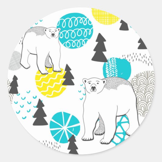 Polair beer ronde sticker (Voorkant)
