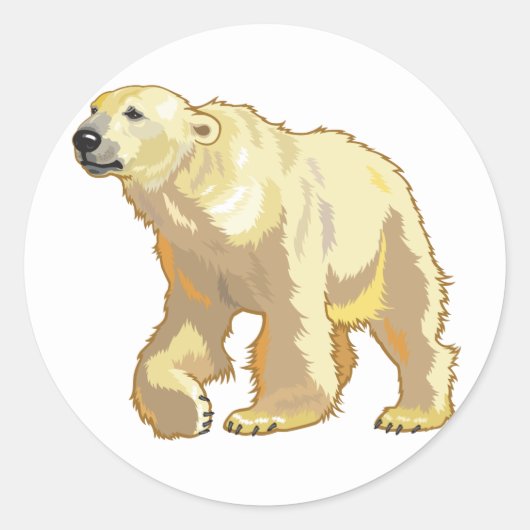 polair beer ronde sticker (Voorkant)