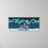 Polair Beer schilderen Canadees Wildlife Canvas af Afdruk (Voorkant)