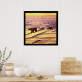 Polair Beer Schilderen Poster Wildlife Home Decor (Keuken)