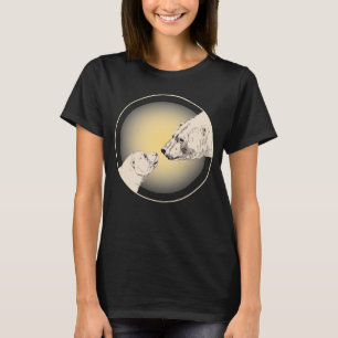 Polair Beer Shirt Beer van vrouwen Kiss Art T-shir