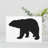 polair beer silhouet (Staand voorkant)