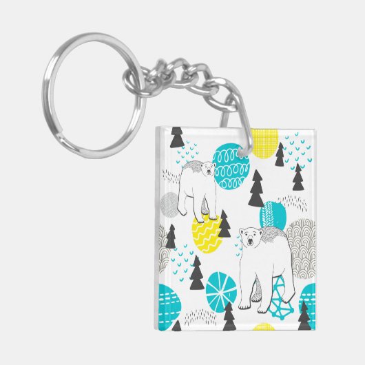 Polair beer sleutelhanger (Voorkant Links)