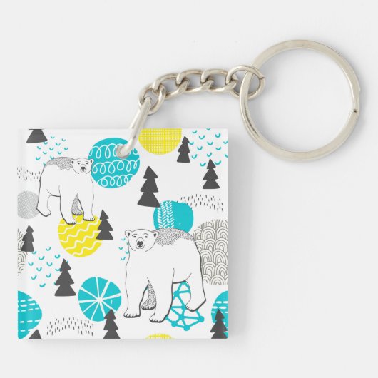 Polair beer sleutelhanger (Achterkant)