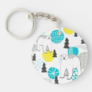 Polair beer sleutelhanger