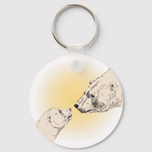 Polair Beer & Sleutelhanger Beer Kunst Sleutelhang (Voorkant)